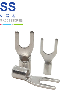 KSS台湾Y型裸接线端子Y1.25/Y2/Y3.5/Y5.5/Y8/Y14/Y22-8 3S/4/5/6