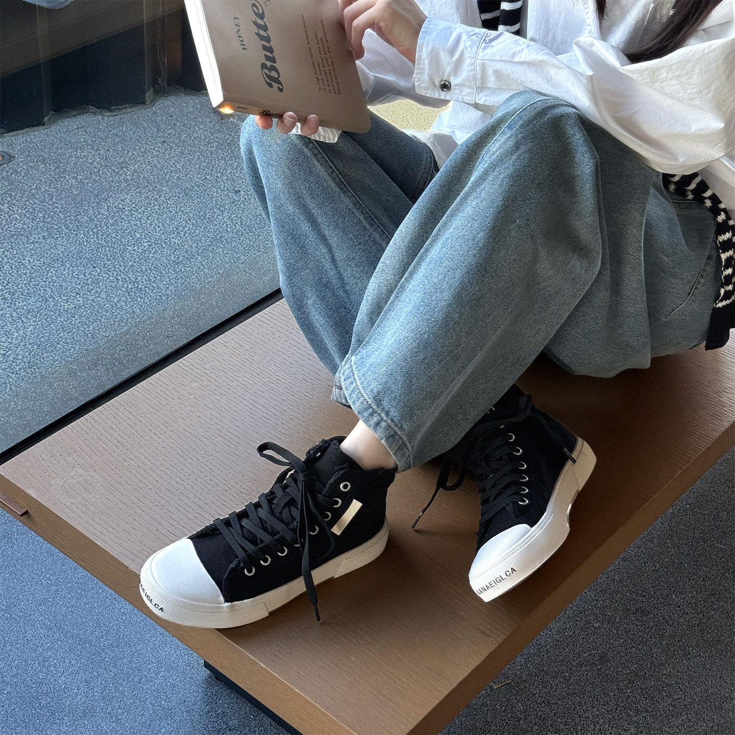 【小发喵】网红系带低帮帆布鞋休闲运动鞋厚底高帮超火旅游鞋子女,女鞋,帆布鞋,淘宝优惠券,粉丝福利购,淘宝优惠卷