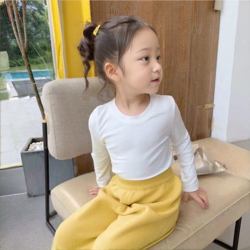 莫代尔薄款宝宝弹力亲肤春夏婴幼儿面膜T恤打底衫男女童长袖上衣