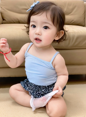 女童吊带背心莫代尔夏季薄儿童打底内衣宝宝外穿无袖婴幼儿中小童