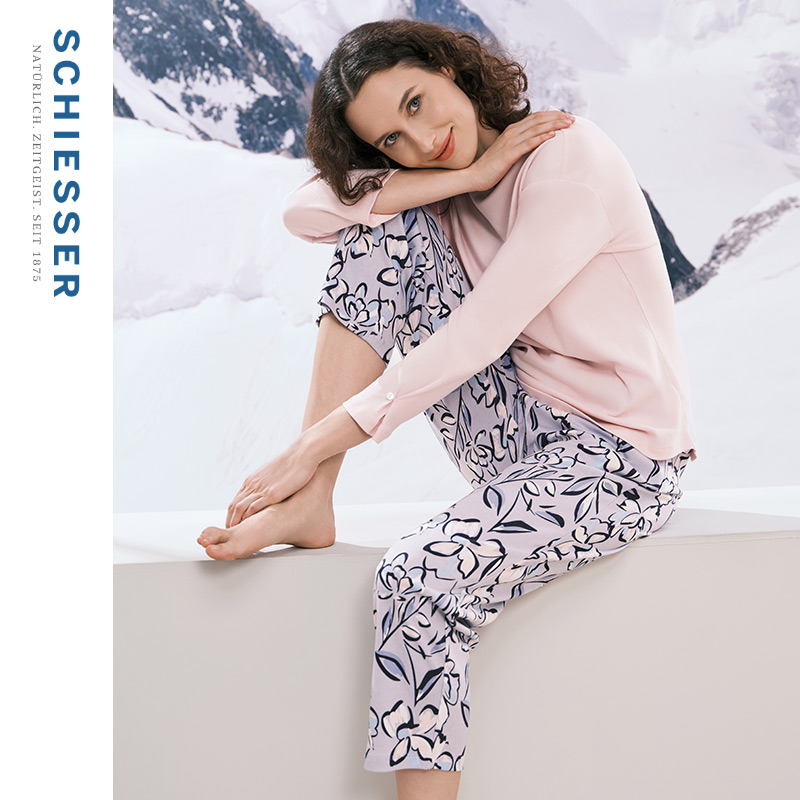 舒雅女士棉莫代尔家居服套装