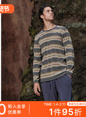 SCHIESSER舒雅男士莫代尔加大码圆领睡衣家居服套装25442H