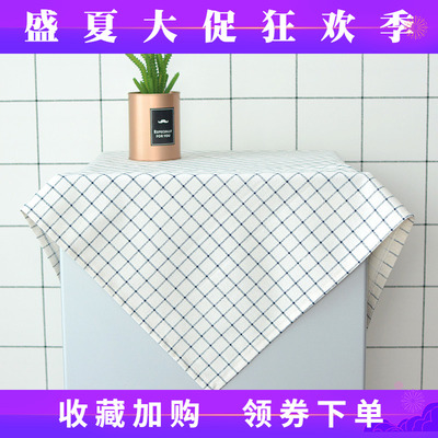 床头柜家具棉麻北欧风定制冰箱巾