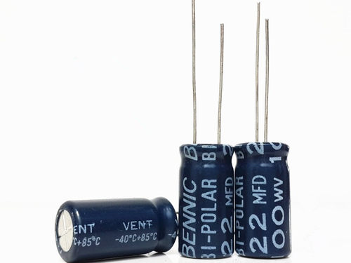 100V22UF 台湾本尼克 无极BP 分频器 电解电容 22MFD 100WV 10X20