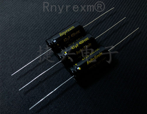 450V47UF 450V 原装Rnyrexm 阴极轴向卧式 发烧胆机 高压电解电容