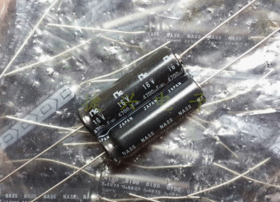 日本NIC 胆机音频 轴向卧式 电解电容 16V4700UF 4700UF16V 13X40