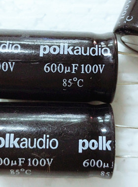 100V600UF 100V 进口美国普乐 无极NP 低音分频器 电解电容 22X40