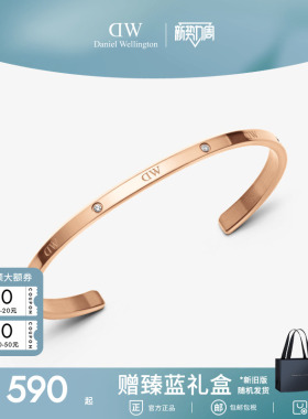 dw高颜值星辰素圈手镯情侣时尚