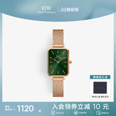 DW手表女款 QUADRO系列复古小方表轻奢小众女士石英腕表生日礼物