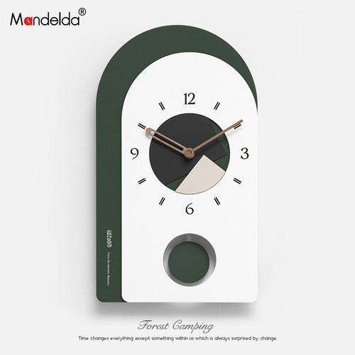 高颜值拯救白墙时尚挂钟