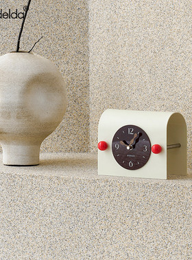 满得达入户玄关桌面摆件时钟家居客厅酒柜摆放式座钟表装饰品