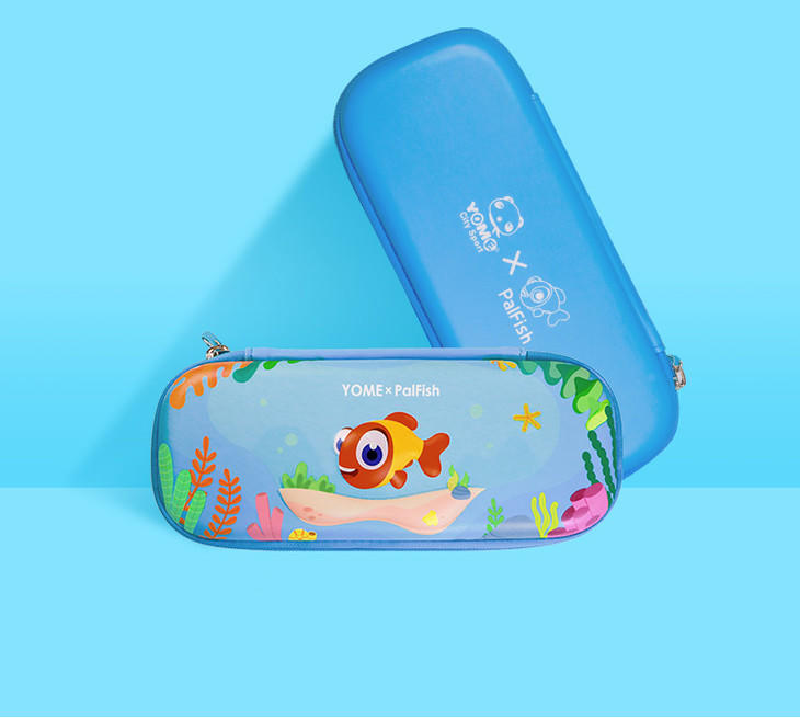 yome伴鱼海洋系列笔盒多功能笔盒笔袋幼儿园儿童笔袋小学生文具盒