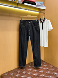 2024春夏男士修身小直筒牛仔裤QT2031-3505-P150，男装牛仔裤，钱塘6020-1