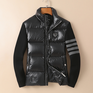 2024新款立领拼接羽绒服90白鸭绒 QT2031-13107-P360（控价470）图片