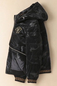 2024新款男士连帽羽绒服90白鸭绒 QT2031-8244-P430(控价565）图片