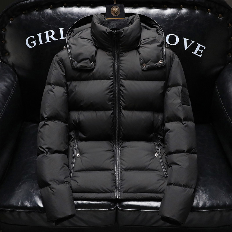 新款连帽羽绒服90白鸭绒可脱卸 QT2031-021-P460（控价610）图片