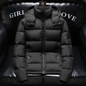 新款连帽羽绒服90白鸭绒可脱卸 QT2031-021-P460（控价610）图片