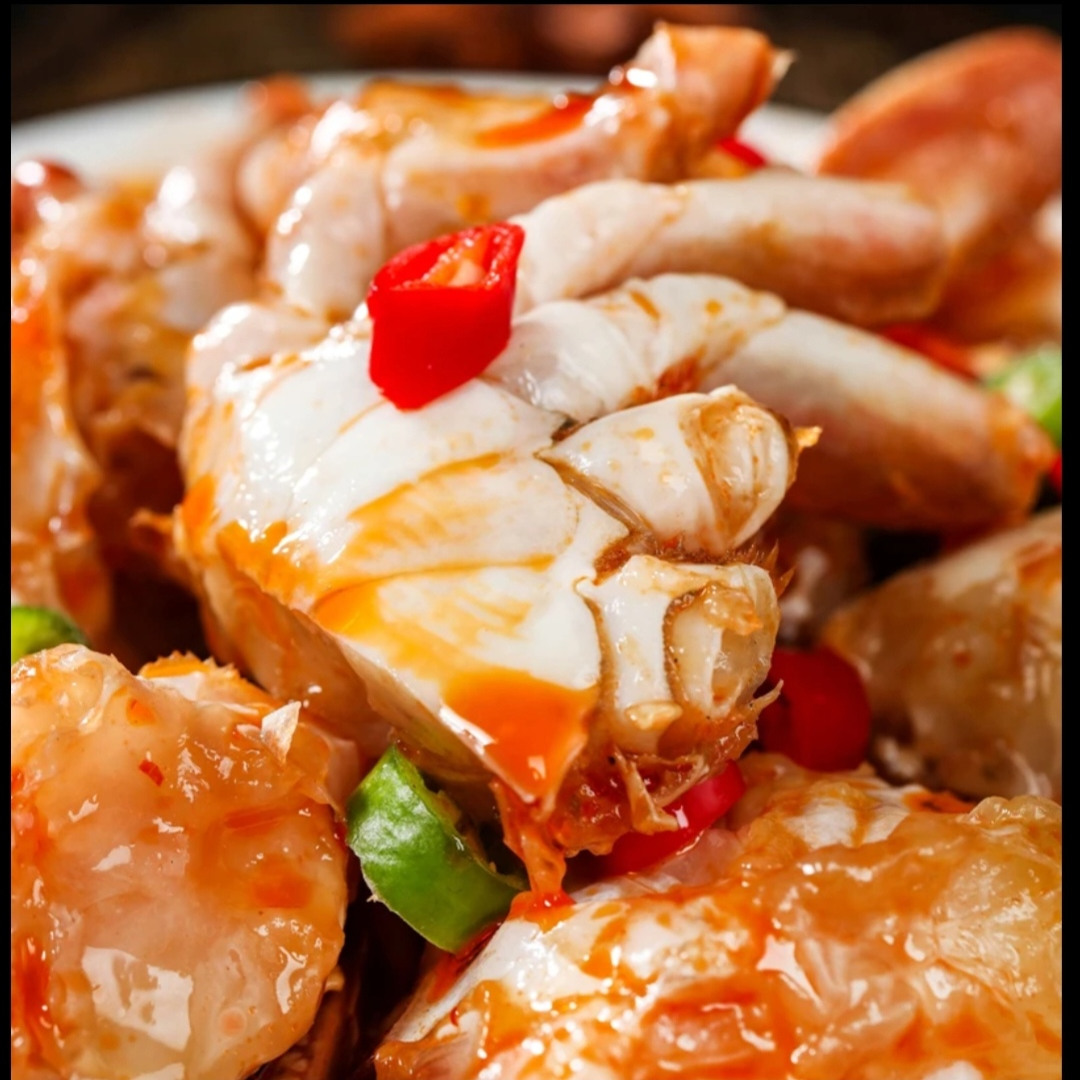 潮汕生腌梭子蟹螃蟹海鲜鲜活腌制捞汁醉蟹即食生腌麻辣蟹即时海鲜