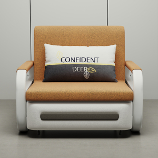 多功能折叠沙发床拉伸两用1米单双人带储物客厅小户型可拆洗定制