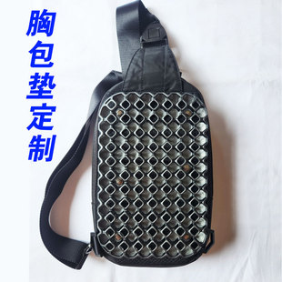 胸包散热背板运动背包透气垫男款运动户外骑行腰包时尚百搭腰包