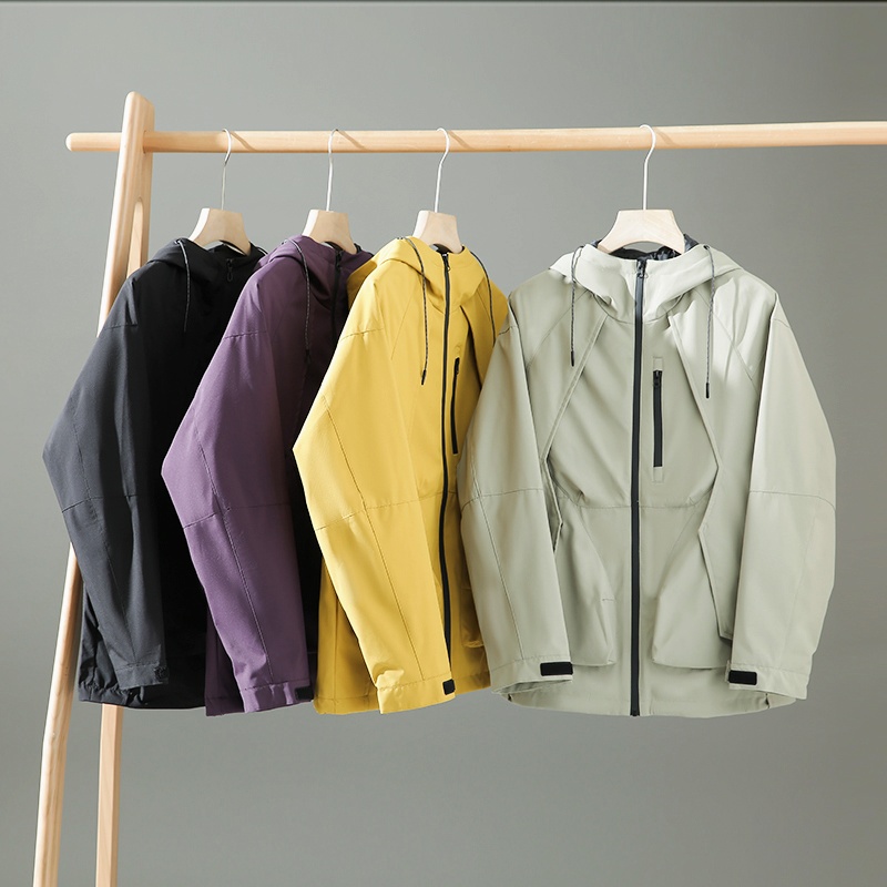 连帽秋款夹克个性百搭