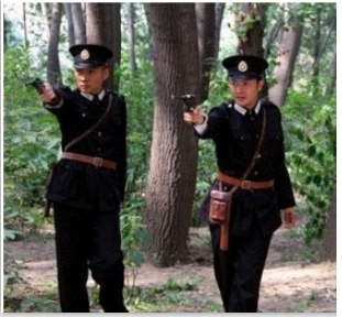 民国演出服装伪军皇协军二狗子服装道具民国服装黑租界巡捕服装