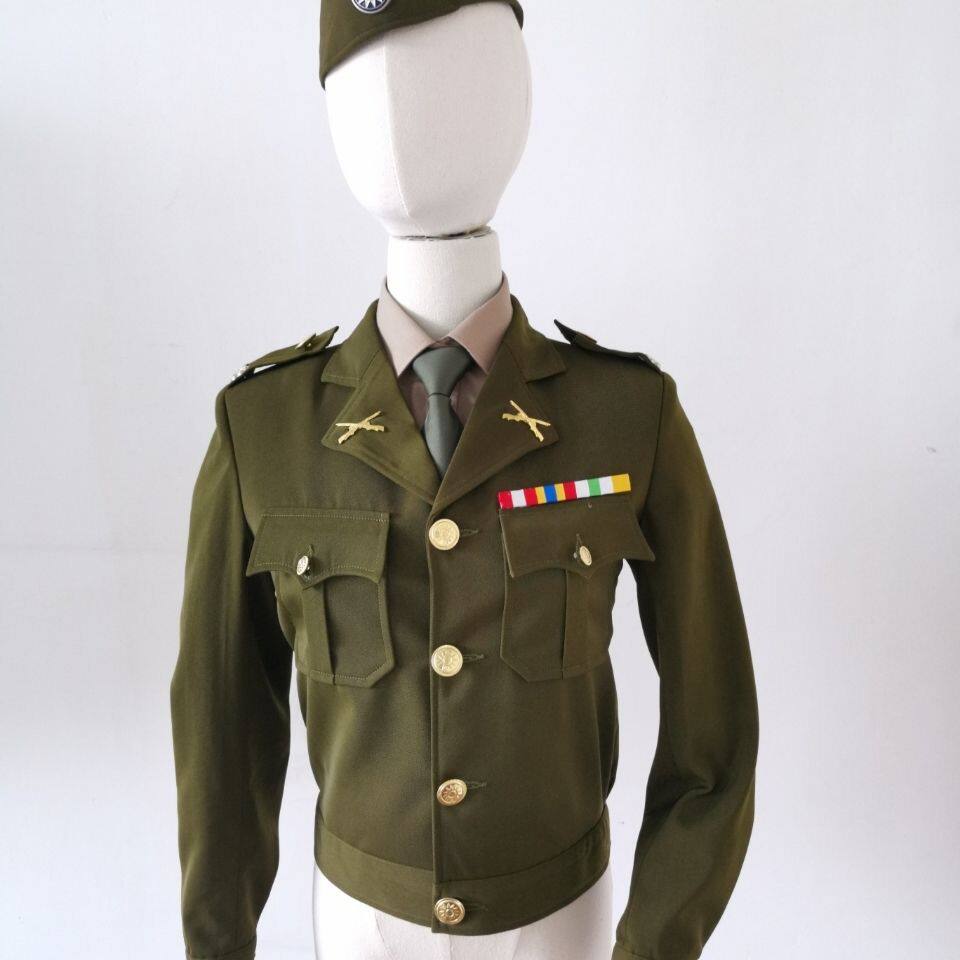 国军特工特务演出服美式女款二战军统表演服饰民国军阀军装剧本杀 - 实物图