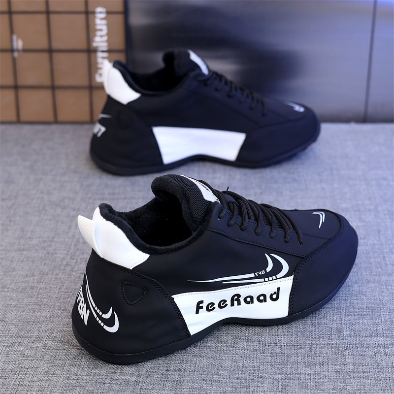 2024春秋冬季四季新款轻便皮蓬鞋