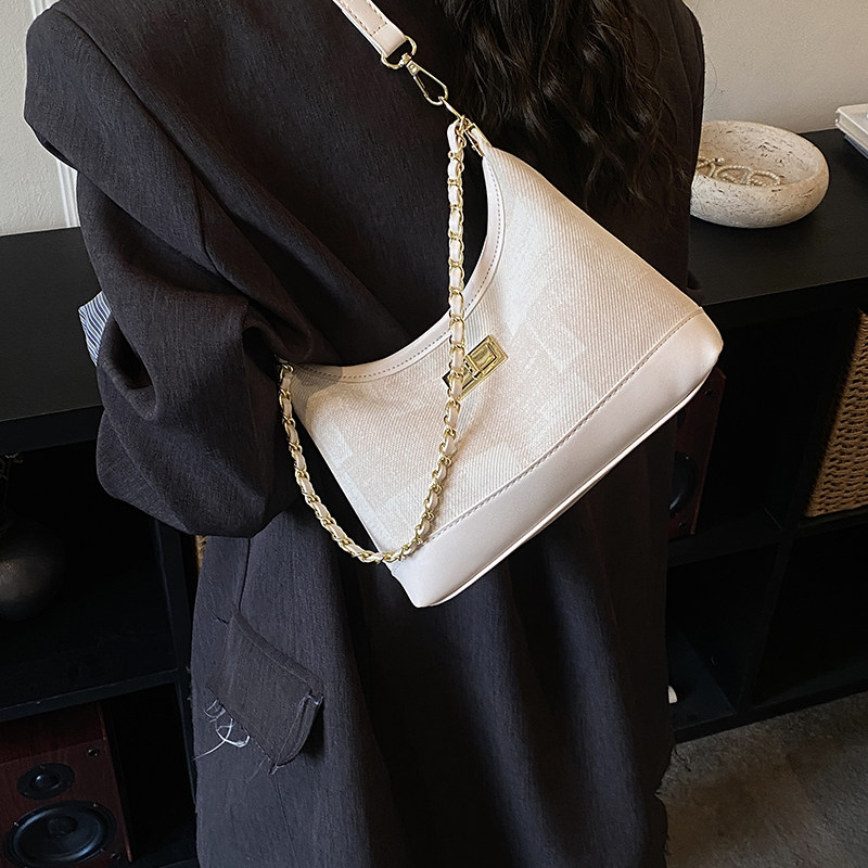 诗茵曼小香风链条腋下包女2026新款小众通勤时尚高级感单肩斜挎包,箱包皮具/热销女包/男包,腋下包,淘宝优惠券,粉丝福利购,淘宝优惠卷