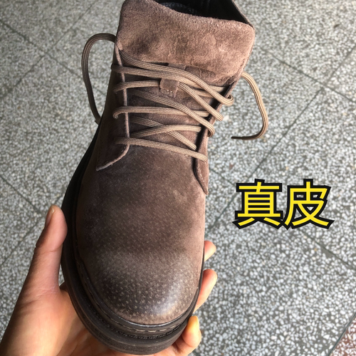 2025新款马丁靴中帮翻毛皮鞋