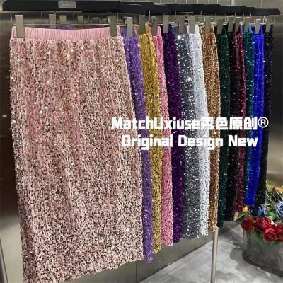 中长裙A字裙韩版A型半身裙时尚