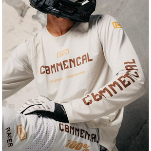 Commencal 山地速降夏越野摩托车骑行服长袖透气速干车队休闲男女