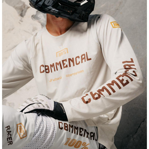 Commencal 山地速降夏越野摩托车骑行服长袖透气速干车队休闲男女