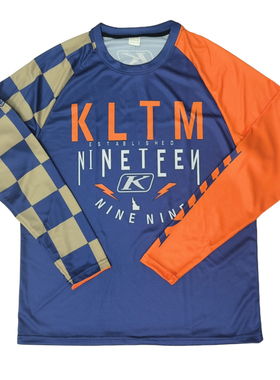 新款KLTM 男女速降服越野摩托骑行服速干T恤山地自行车长袖夏宽松