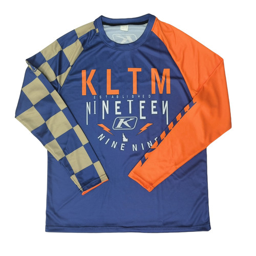 新款KLTM 男女速降服越野摩托骑行服速干T恤山地自行车长袖夏宽松