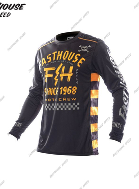 2023春季骑行服FASTHOUSE速干衣速降服男装越野摩托车休闲T恤