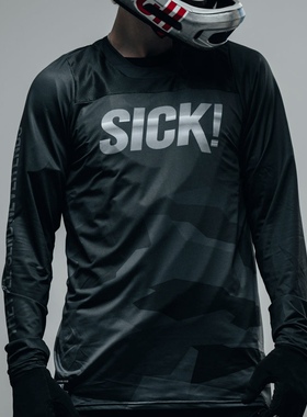 法比奥SICK速降服越野摩托车耐力赛速干山地车防晒透气骑行服长袖