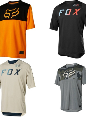 夏季FOX新品速干速降服户外骑行服短袖T恤男山地车赛车运动服定制