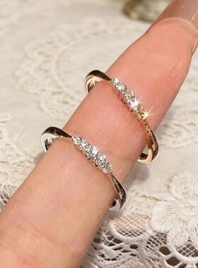 轻奢精致风指环日常百搭个性