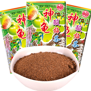 神龟酸梅茶话梅粉蜜饯酸甜8090后怀旧儿时回忆小时候的零食品