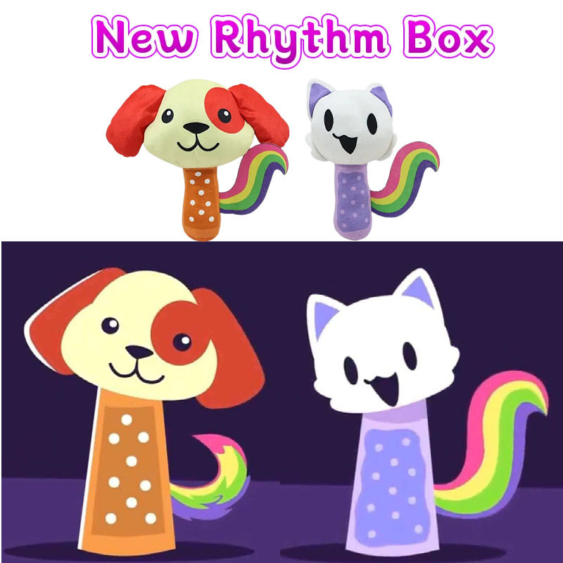跨境新款New Rhythm Box毛绒玩具玩偶娃娃游戏动漫周边的公仔礼物,玩具/童车/益智/积木/模型,毛绒/玩偶/公仔/布艺类玩具,淘宝优惠券,粉丝福利购,淘宝优惠卷