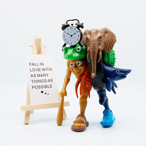 可拆卸山海经融合怪木棍人手办