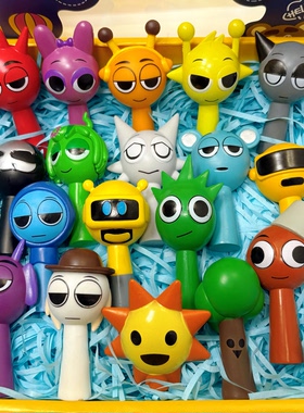 新款节奏盒子公仔手办盲盒套装