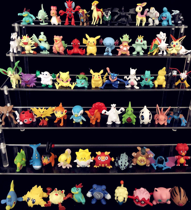 精灵宝贝盲盒宠物小精灵手办全套神奇宝贝口袋妖怪公仔神兽进化石