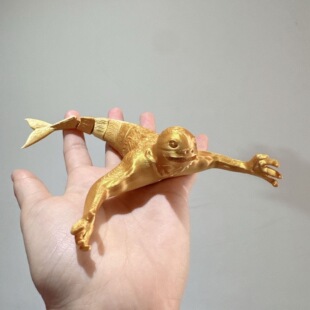 红黑铜色南极生物宁根深海迷航3d打印可动版儿童玩具摆件手办模型