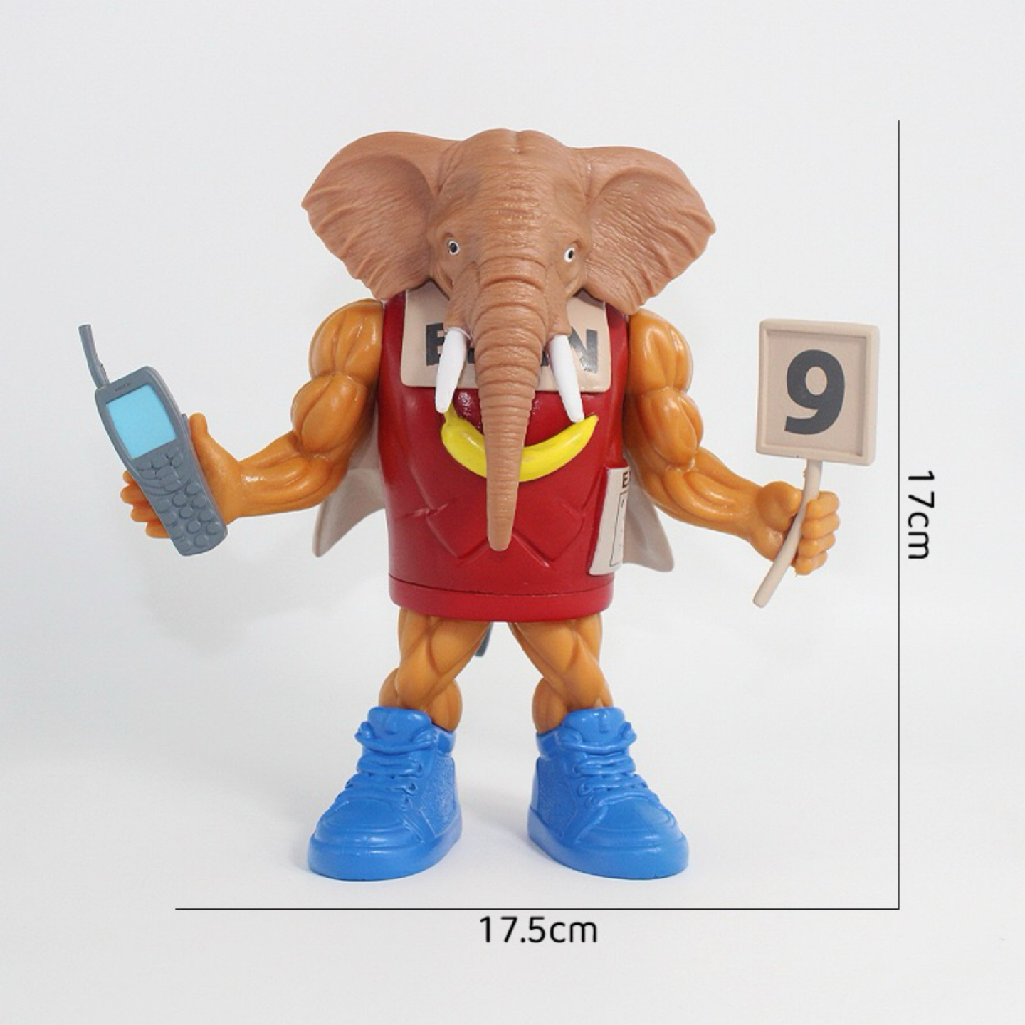 ai山海经融合怪手机WiFi信号魔人木棍人大哥大象手办模型摆件玩具