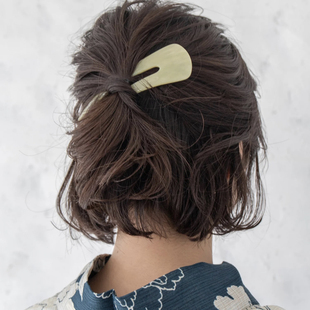 和服浴衣U型发簪女网红簪子高级感发钗古装盘发器一字夹头饰