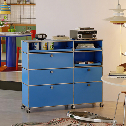 USM不锈钢模块咖啡柜家用收纳柜