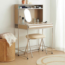 中古usm梳妆台不锈钢模块组合柜子家用卧室化妆桌收纳书桌电脑桌