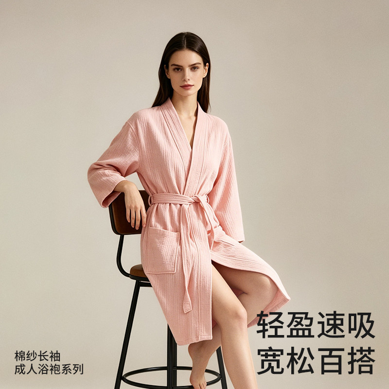 【浴袍四季通用】#纱布图片